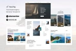 NextTrip - Travel Guide & Agency Elementor Template Kit