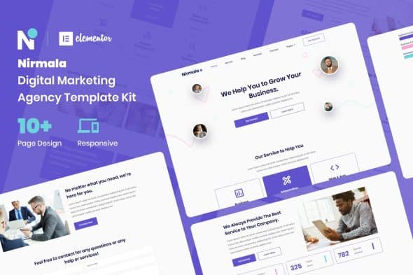 Nirmala - Digital Marketing Agency Elementor Template Kit