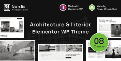 Download Nordic - Architecture & Interior Design WP Theme GPL WordPress Plugin