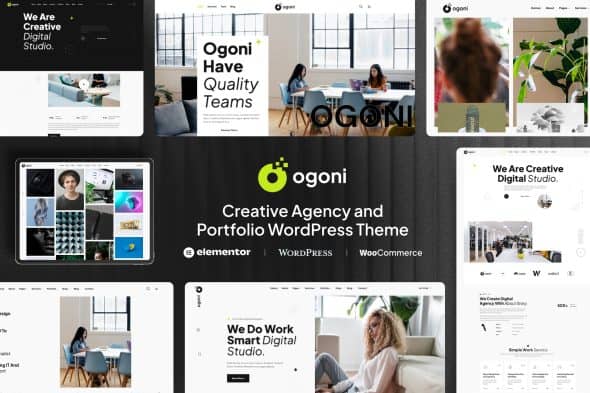 Download Ogoni - Creative Agency & Portfolio WP Theme GPL WordPress Plugin
