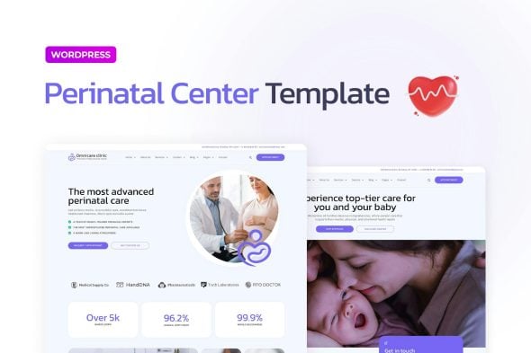 Omnicare - Reproductive & Perinatal Center Elementor Pro Template Kit