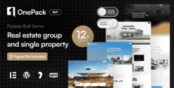 Download OnePack - Real Estate & Property Construction WP GPL WordPress Plugin