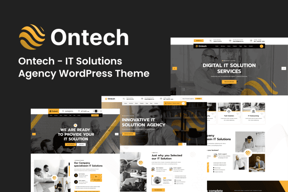 Download Ontech - IT Solutions Agency WordPress Theme GPL WordPress Plugin