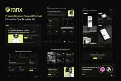 Download Oranx – Product Designer Personal Portfolio Elementor Template Kit