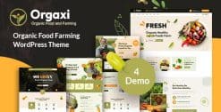 Download Orgaxi - Organic food and fram WordPress Theme GPL WordPress Plugin