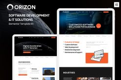 Orizon - Software Development & IT Solutions Elementor Template Kit