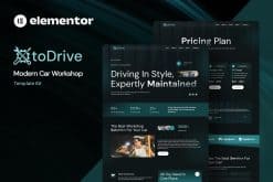 Otodrive - Modern Car Workshop Elementor Template Kit