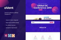 Ovent - Event Conference & Meetup Elementor Template Kit