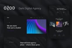 Ozod - Dark Digital Agency Elementor Template Kit