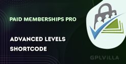 Download Paid Memberships Pro Advanced Levels Page Shortcode Add On