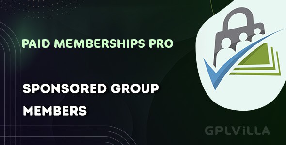 Download Paid Memberships Pro – Sponsored Group Members