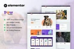 PawParadise - WooCommerce Pet Shop Elementor Template Kit