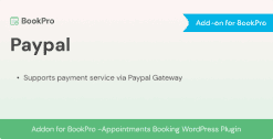 Download PayPal Payments Standard Add-on for BookPro Plugin GPL WordPress Plugin