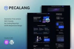 Pecalang - Cyber Security Services Elementor Template Kit