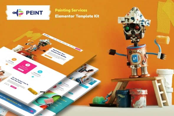 Peint - Painting Services Elementor Template Kit