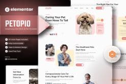 Download Petopio – Pet Grooming & Vetenary Elementor Template Kit