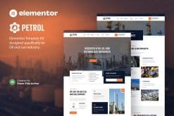 Petrol - Oil & Gas Industry Elementor Template Kit