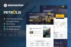 Petrolis - Oil Company & Industrial Elementor Pro Template Kit