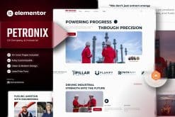 Download Petronix – Oil Company & Industrial Elementor Template Kit