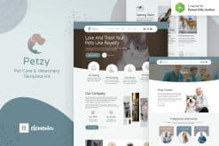 Petzy - Pet Care & Veterinary Elementor Template Kit