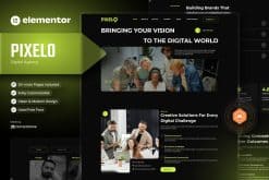 Download Pixelo – Digital Agency Elementor Template Kit