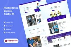 Plumb - Plumbing Installation & Maintanence Elementor Template Kit