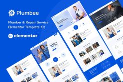 Plumbee - Plumber & Repair Services Elementor Template Kit