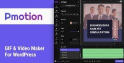 Download Pmotion - Animated GIF & Video Maker For WordPress GPL WordPress Plugin