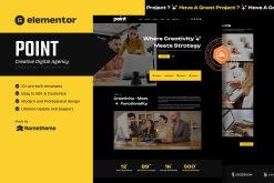 Point – Creative Digital Agency Elementor Template Kit