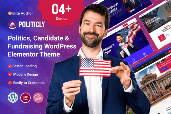 Download Politicly - Political Campaign & City Government GPL WordPress Plugin