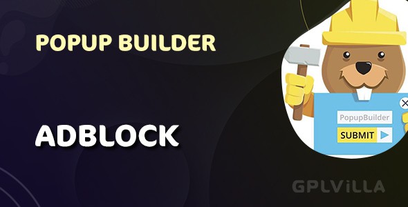 Download Popup Builder AdBlock WordPress Plugin GPL