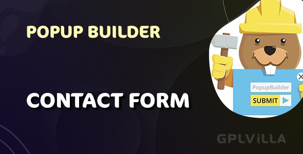 Download Popup Builder Contact Form WordPress Plugin GPL