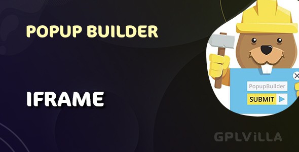Download Popup Builder iFrame WordPress Plugin GPL