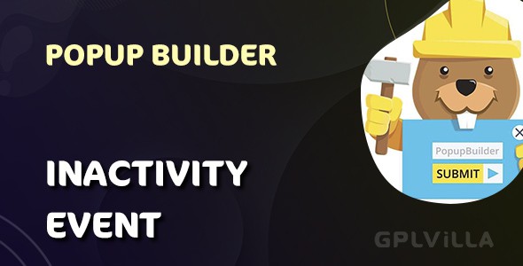 Download Popup Builder Inactivity Event WordPress Plugin GPL