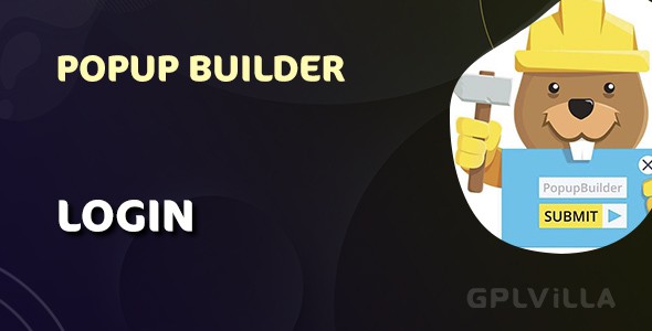 Download Popup Builder Login WordPress Plugin GPL