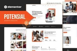 Potensial - Business Consulting Elementor Template Kit