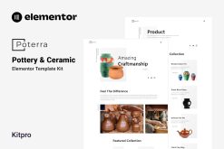 Poterra - Pottery & Ceramic Elementor Template Kit