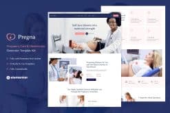 Pregna - Prenatal Care & Obstetrician Elementor Template Kit