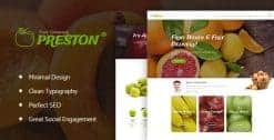 Download Preston | Fruit Company & Organic Farming WordPress Theme