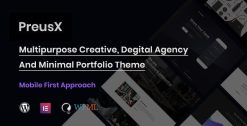 Download PreusX - Digital Agency And Portfolio WordPress Theme