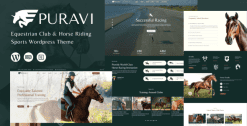 Puravi - Equestrian & Horse Riding Club WordPress Theme