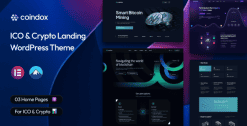 Coindox - ICO & Crypto Landing WordPress Theme