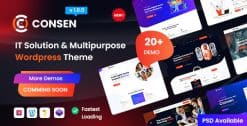 Consen - Business Consulting & IT Company WordPress Theme