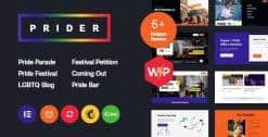 Download Prider | LGBT & Gay Rights Festival WordPress Theme + Bar