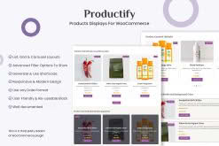 Download Products Displays For WooCommerce - Productify GPL WordPress Plugin