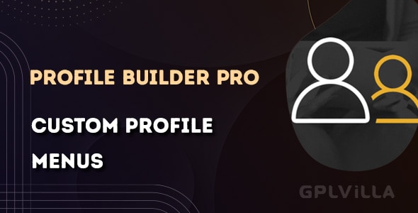 Download Profile Builder Custom Profile Menus AddOn