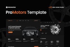 ProMotors - Car Service and Detailing Elementor Template Kit