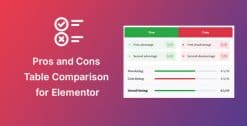 Download Pros & Cons Widget for Elementor GPL WordPress Plugin