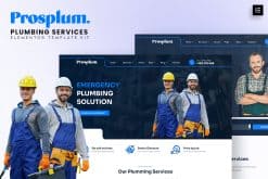 Prosplum - Plumbing Services Elementor Template Kit