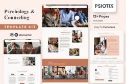 Psiotix - Psychologist & Hypnotherapy Elementor Templates